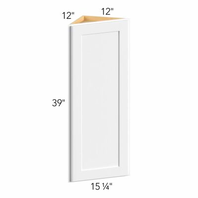 Allure® Galaxy Timber 12"W x 39"H x 12"D Wall Angle End Cabinet (WAE1239)