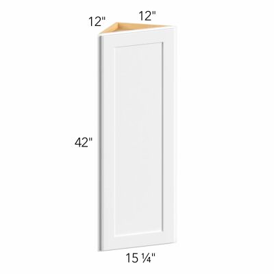 Allure® Galaxy Linen 12"W x 42"H x 12"D Wall Angle End Cabinet (WAE1242)