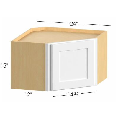 Allure® Echo Timber 24"W x 15"H x 24"D Diagonal Corner Wall Cabinet (WDC2415)