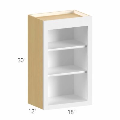 Allure® Galaxy Dove 18"W x 30"H x 12"D Wall Open Shelf (WOS1830)