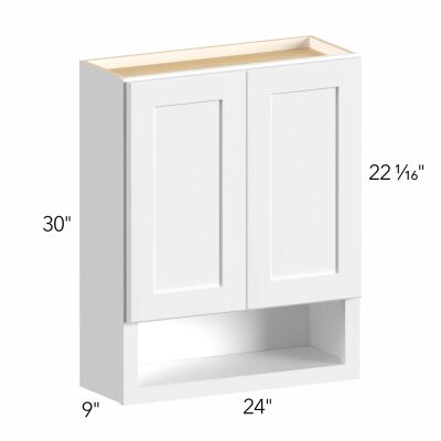 Allure® Galaxy Dove 24"W x 30"H x 9"D Wall Vanity Storage (WVS2430)
