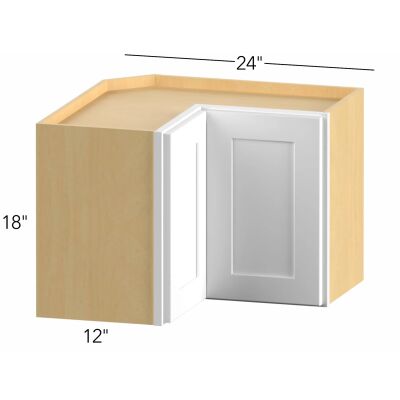 Ovela® Tuscany Antracita 24"W x 18"H x 24"D Pie Cut Corner Cabinet (WPC2418)