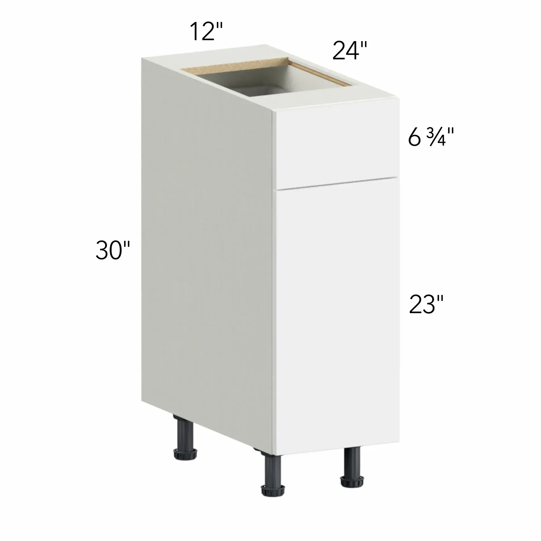 Illume® Tuscany Ida 2 12"W x 30"H x 24"D Base Cabinet (B12)