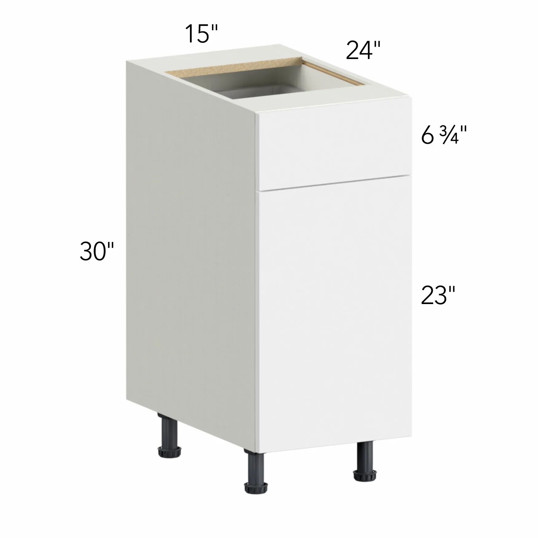 Illume® Tuscany Ida 1 15"W x 30"H x 24"D Base Cabinet (B15)