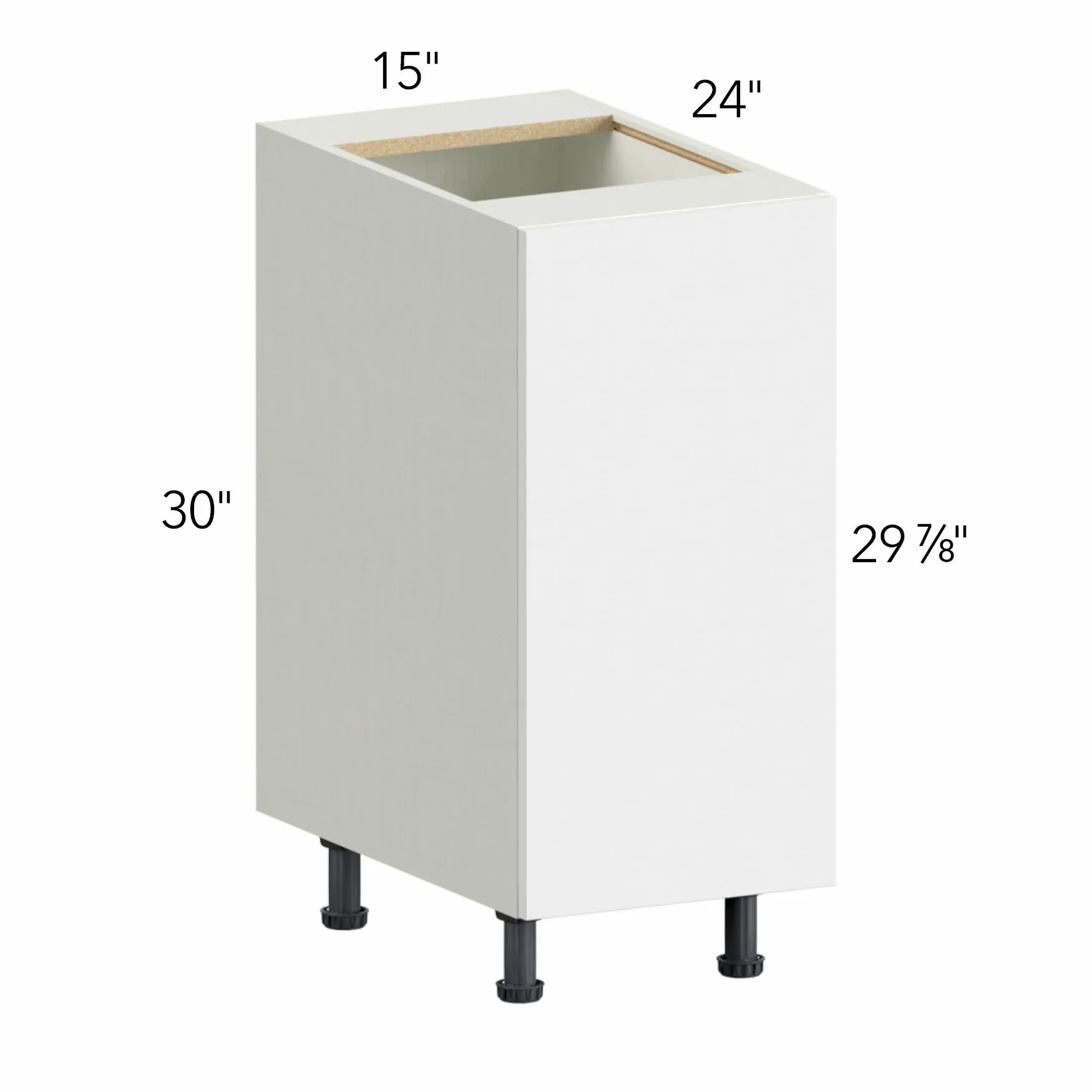 Illume® Tuscany Como Ash 2 15"W x 30"H x 24"D Base Cabinet (B15FD)