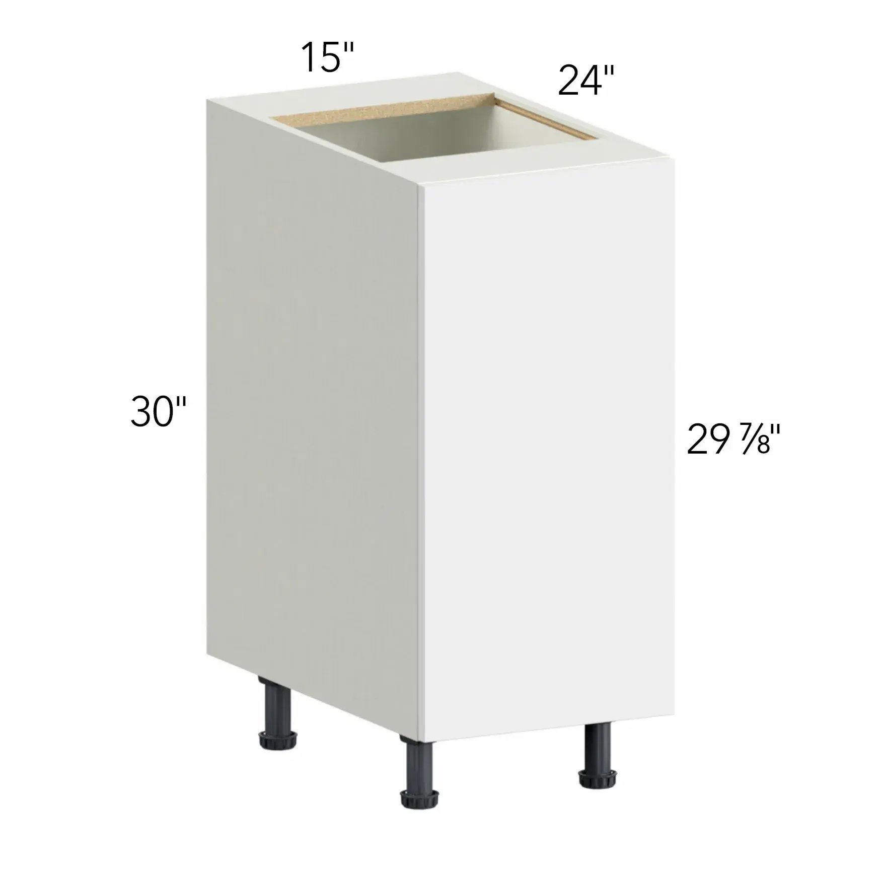 Illume® Tuscany Como Ash 2 15"W x 30"H x 24"D Base Cabinet (B15FD)