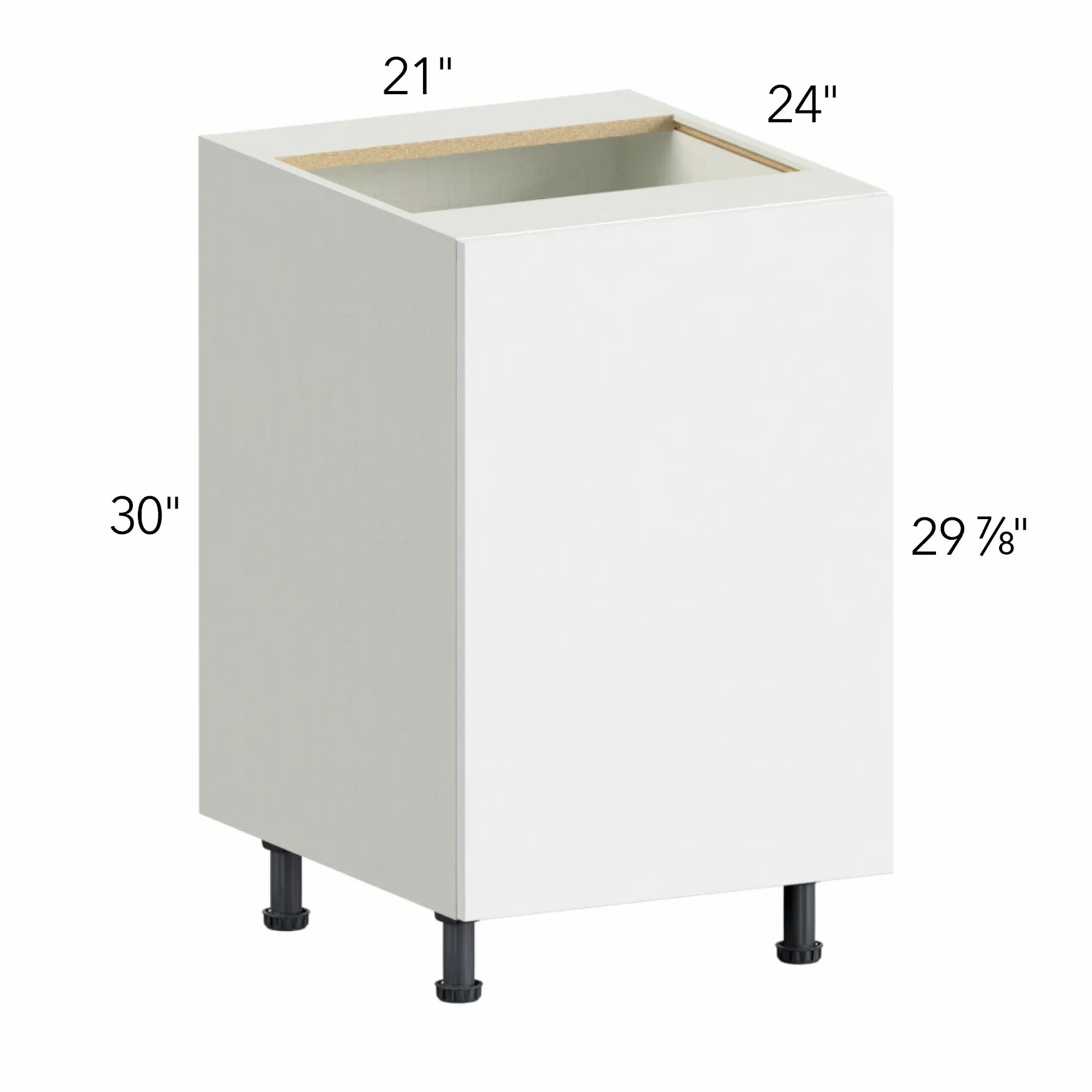 Illume® Tuscany Blanco 21"W x 30"H x 24"D Base Cabinet (B21FD)