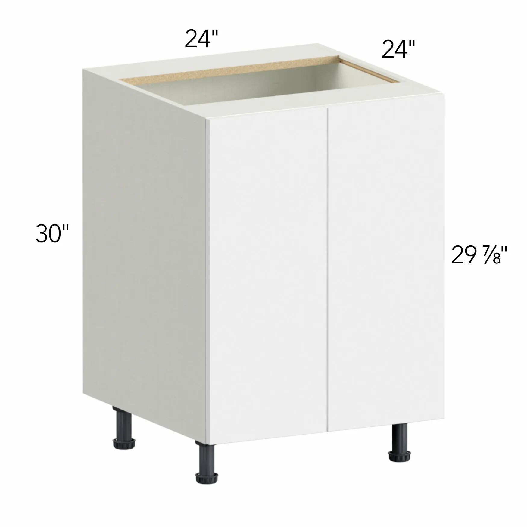 Illume® Tuscany Como Ash 2 24"W x 30"H x 24"D Base Cabinet (B24FD)