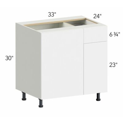 Ovela® Tuscany Antracita 33"W x 34.5"H x 24"D Blind Corner Cabinet (BLB39/42)