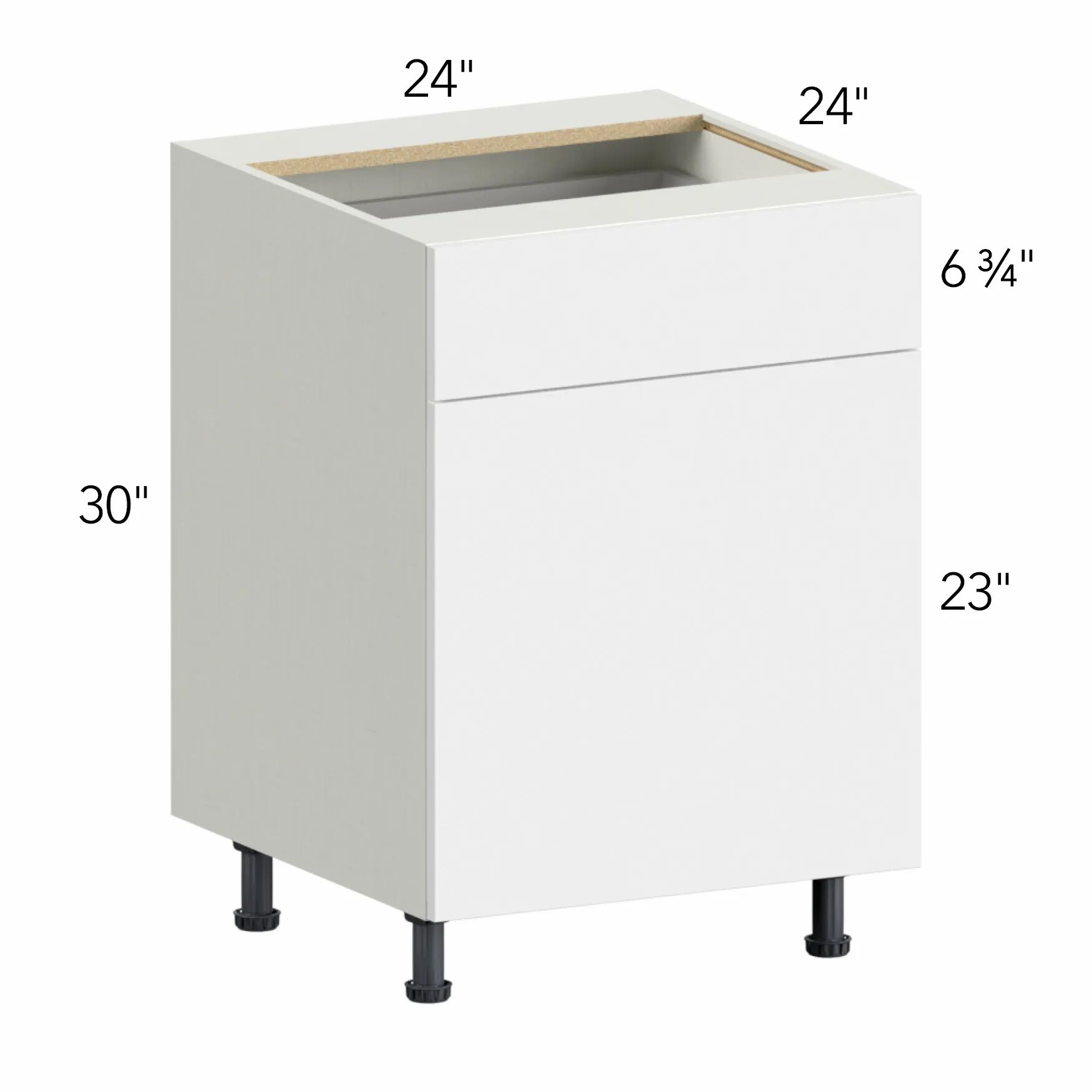 Ovela® Tuscany Ida 1 24"W x 34.5"H x 24"D Base Cabinet (B24SD)