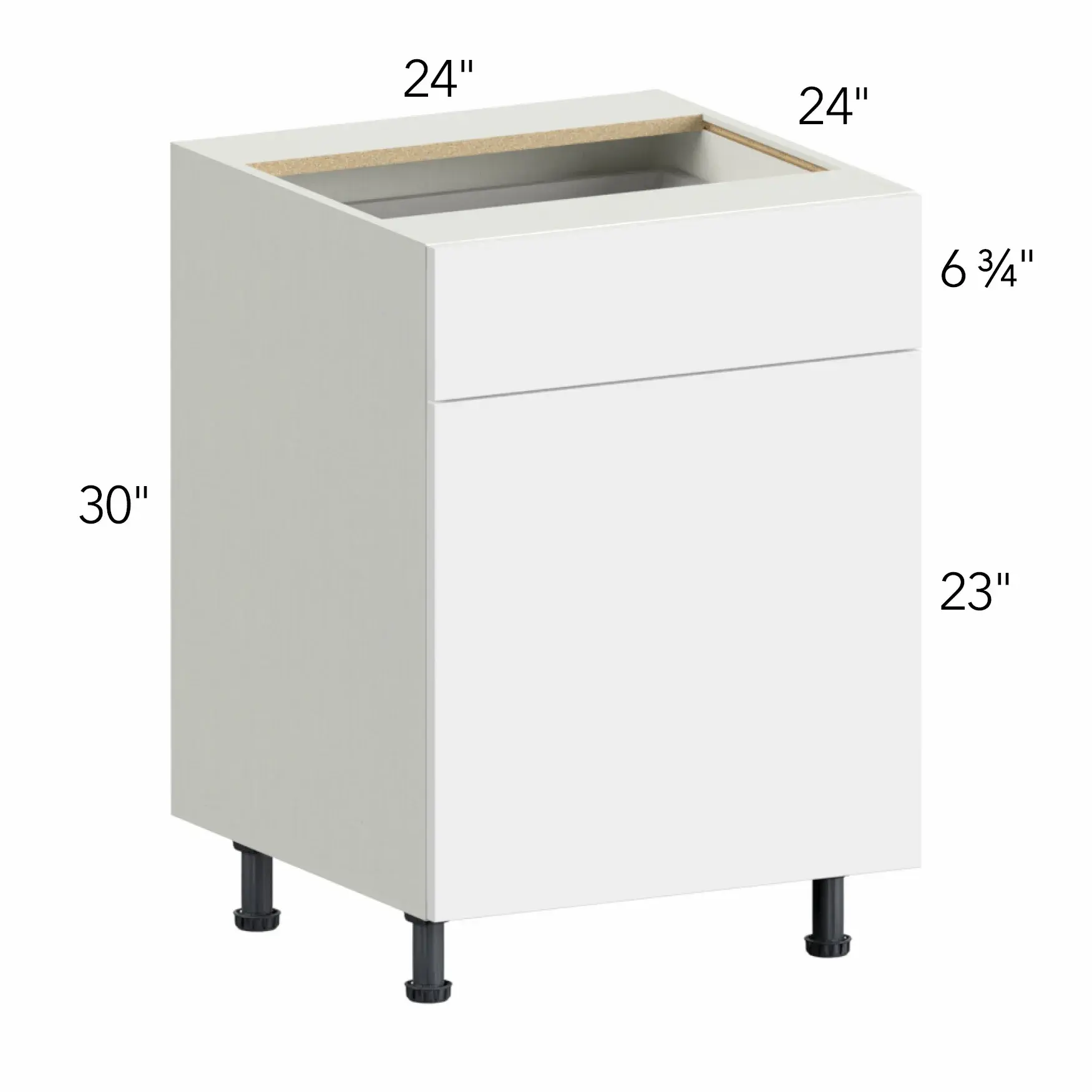 Ovela® Tuscany Ida 1 24"W x 34.5"H x 24"D Base Cabinet (B24SD)
