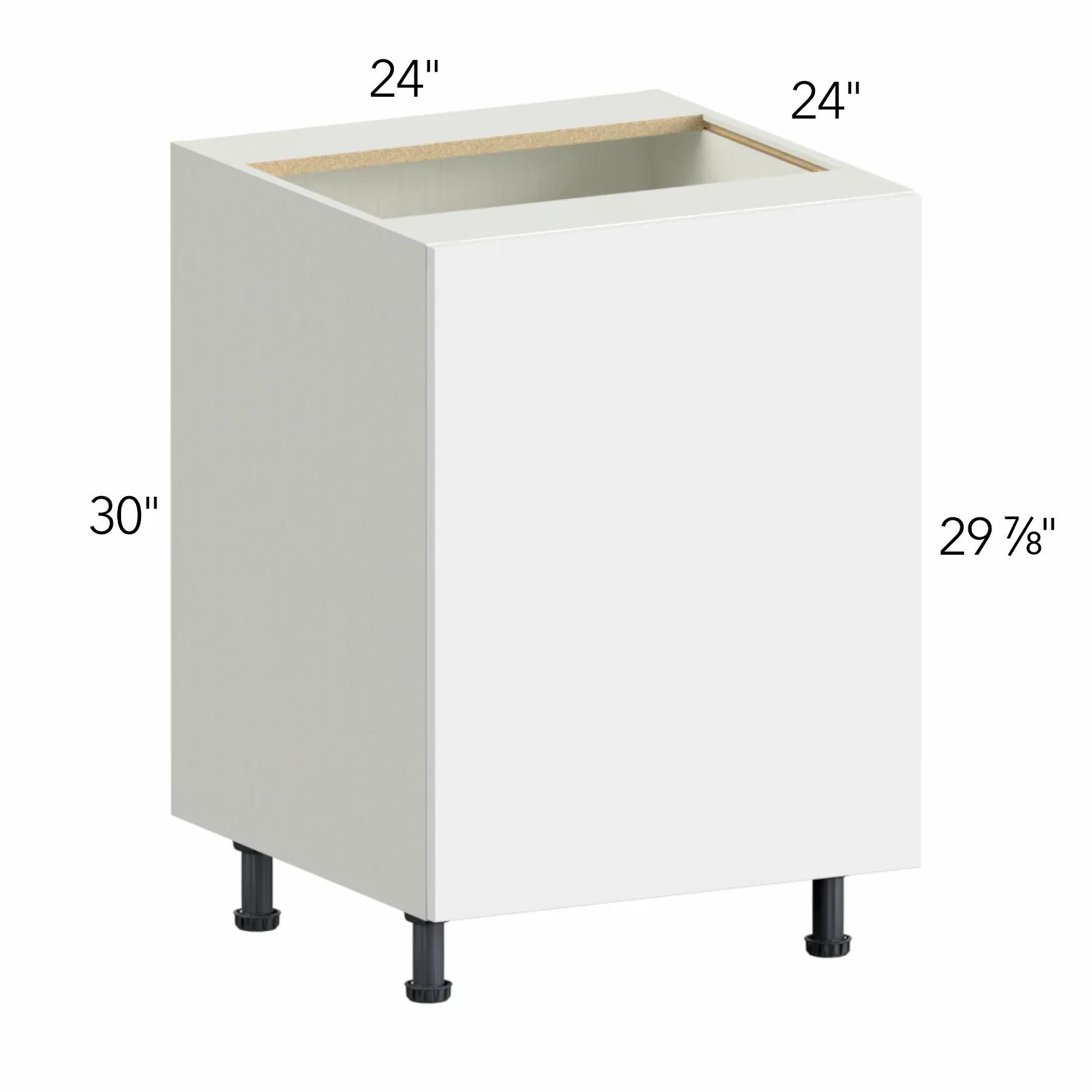 Ovela® Tuscany Como Ash 2 24"W x 34.5"H x 24"D Base Cabinet (B24SFD)
