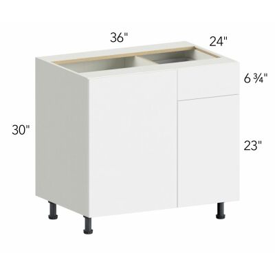 Ovela® Tuscany Antracita 36"W x 34.5"H x 24"D Blind Corner Cabinet (BLB42/45)