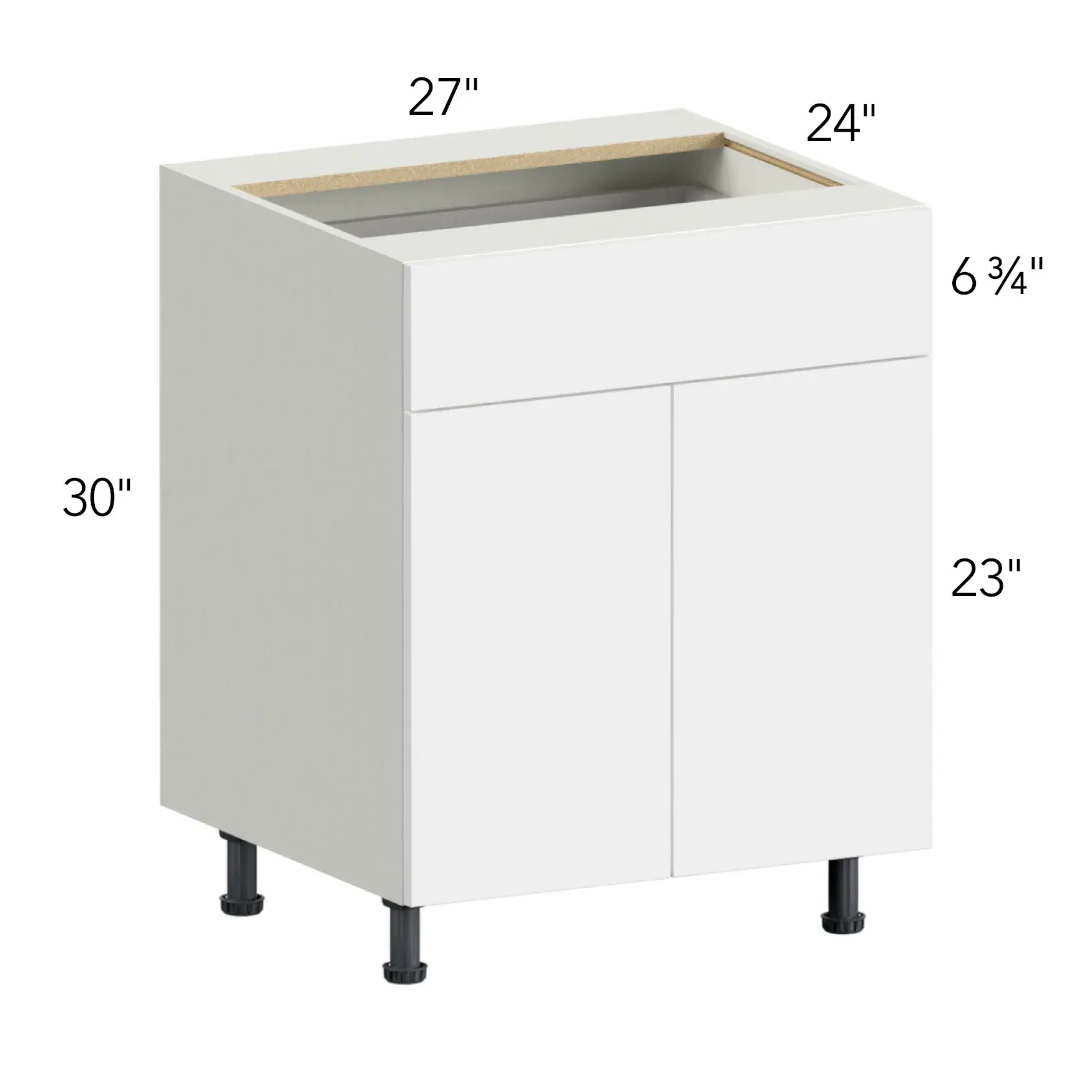 Ovela® Tuscany Olmo 3 27"W x 34.5"H x 24"D Base Cabinet (B27)