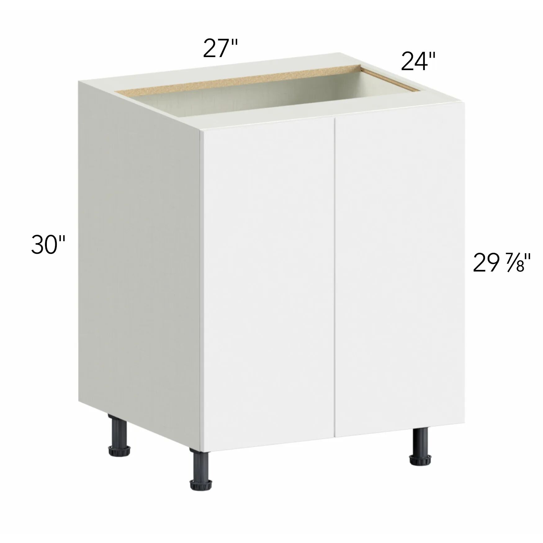 Illume® Tuscany Como Ash 2 27"W x 30"H x 24"D Base Cabinet (B27FD)