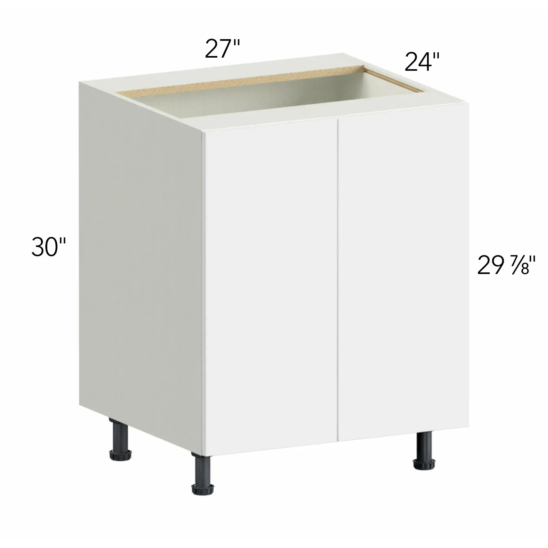 Illume® Tuscany Como Ash 2 27"W x 30"H x 24"D Base Cabinet (B27FD)
