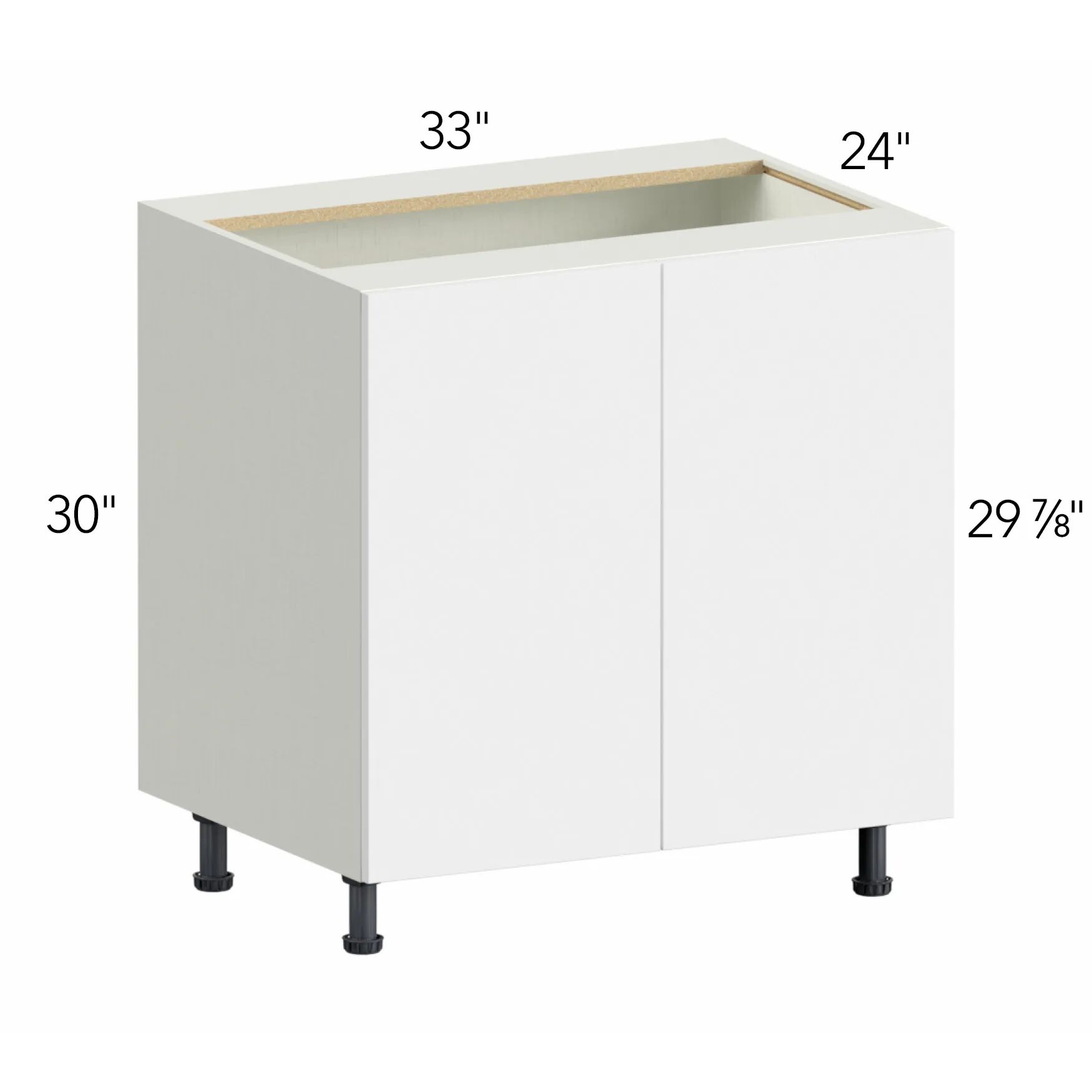 Ovela® Tuscany Basalto 33"W x 34.5"H x 24"D Base Cabinet (B33FD)