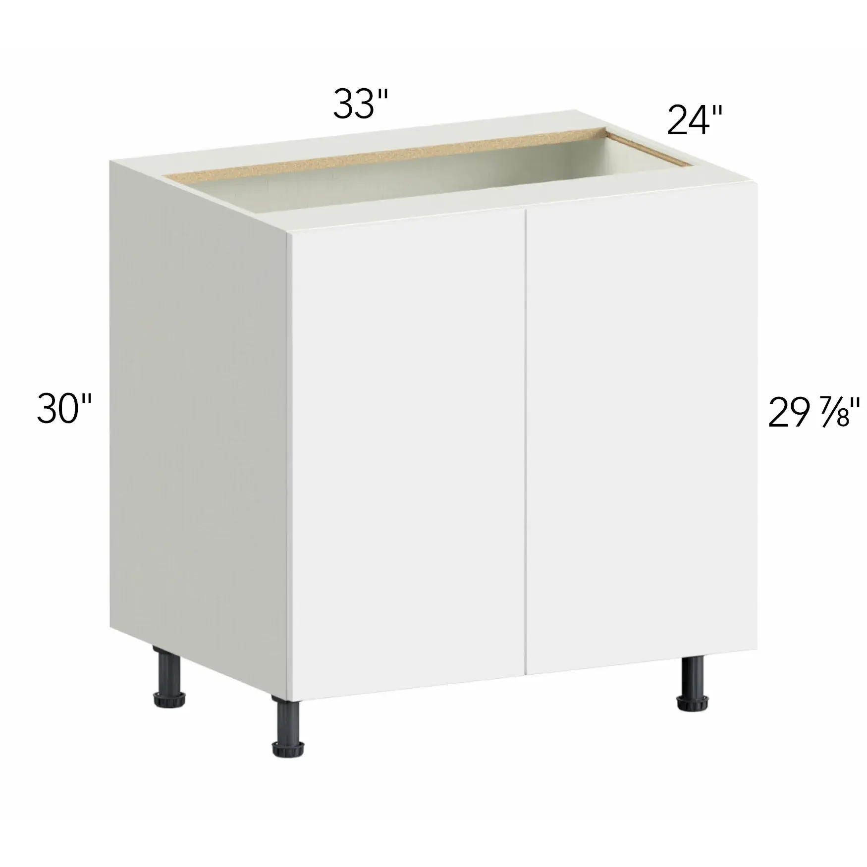 Ovela® Tuscany Basalto 33"W x 34.5"H x 24"D Base Cabinet (B33FD)