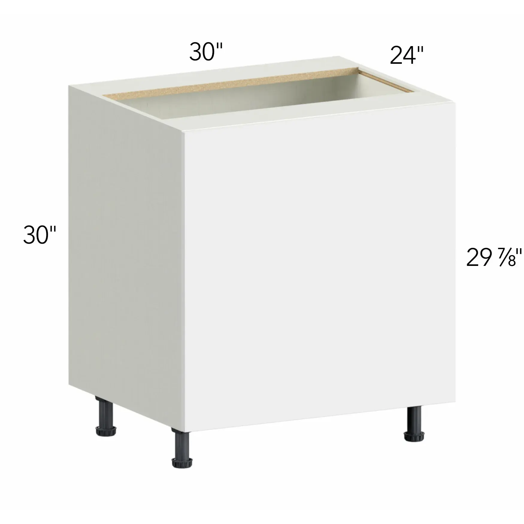 Illume® Tuscany Blanco 30"W x 30"H x 24"D Blind Corner Cabinet (BOC30)