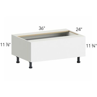 Ovela® Tuscany Antracita 36"W x 16.5"H x 24"D Drawer Base Cabinet (DBS36)