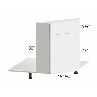 Ovela® Tuscany Antracita 28.5"W x 30"H x 5.5"D Desk Base Cabinet (DSF36)
