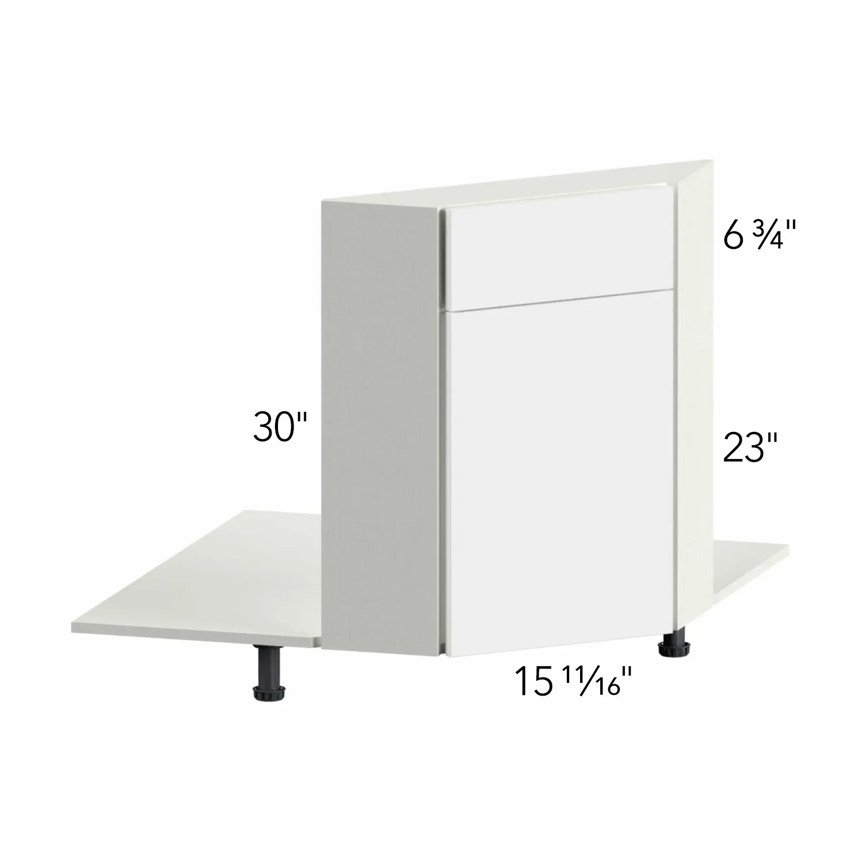 Ovela® Tuscany Ida 1 28.5"W x 30"H x 5.5"D Desk Base Cabinet (DSF36)