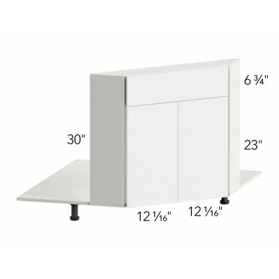 Ovela® Tuscany Antracita 37"W x 30"H x 5.5"D Desk Base Cabinet (DSF42)