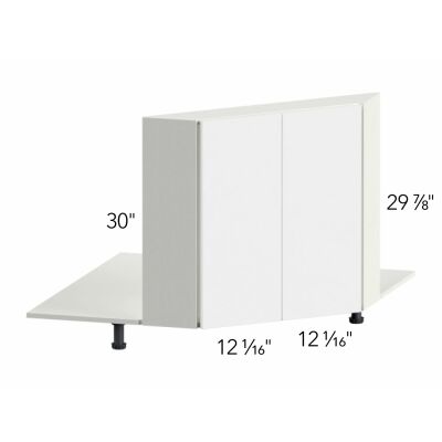 Ovela® Tuscany Antracita 37"W x 30"H x 5.5"D Desk Base Cabinet (DSF42FD)