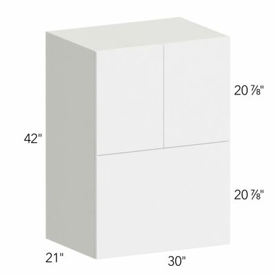 Ovela® Tuscany Antracita 30"W x 42"H x 21"D Microwave Wall Cabinet (MC304221)