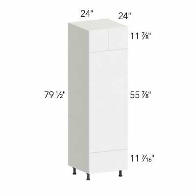 Ovela® Tuscany Antracita 24"W x 79.5"H x 24"D Oven Cabinet (OC2484D)