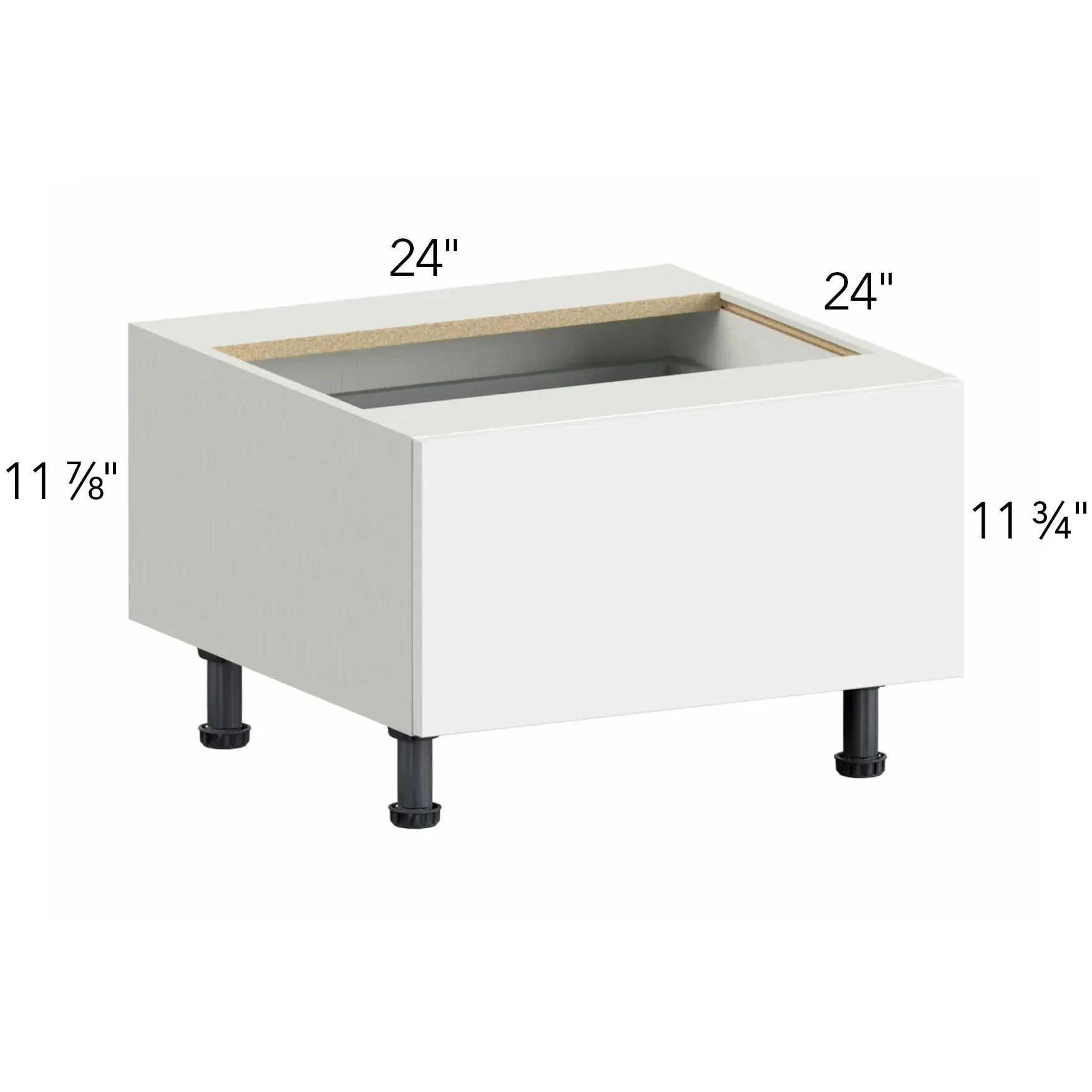 Ovela® Tuscany Antracita 24"W x 16.5"H x 24"D Drawer Base Cabinet (DBS24)