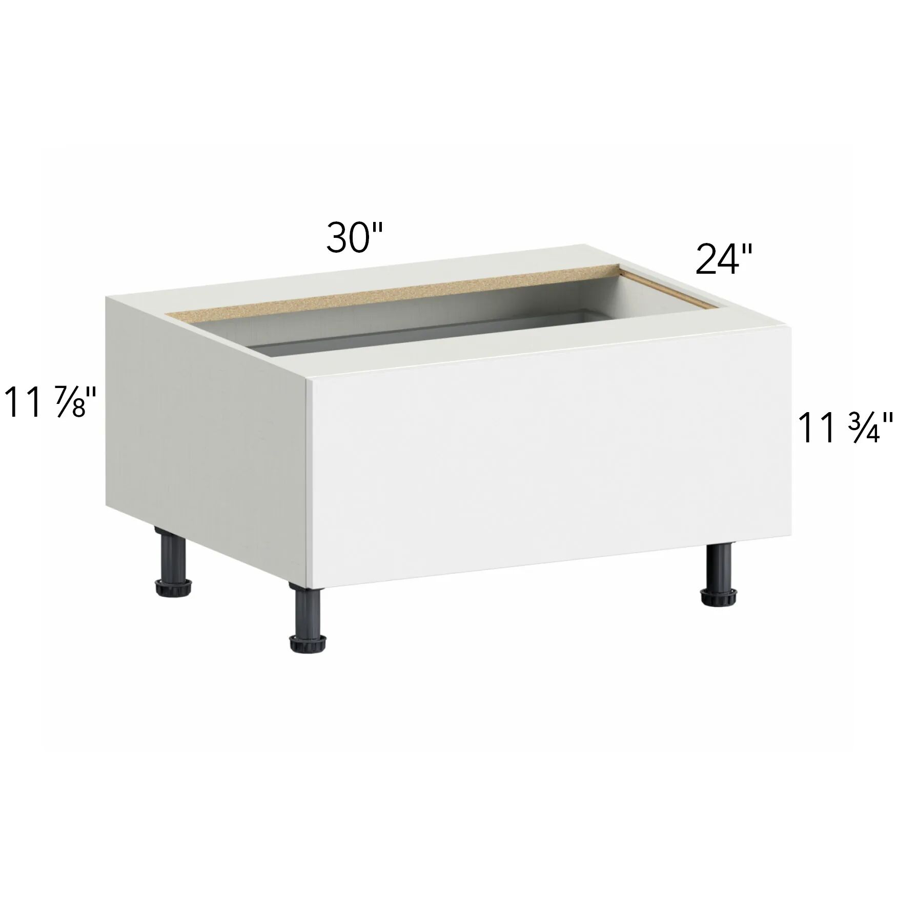 Ovela® Tuscany Antracita 30"W x 16.5"H x 24"D Drawer Base Cabinet (DBS30)