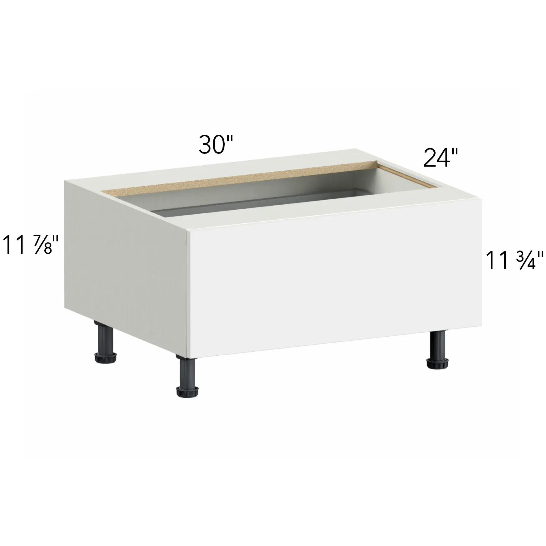 Ovela® Tuscany Antracita 30"W x 16.5"H x 24"D Drawer Base Cabinet (DBS30)
