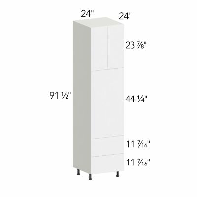 Ovela® Tuscany Antracita 24"W x 91.5"H x 24"D Oven Cabinet (OC2496C)