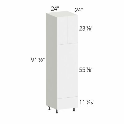 Ovela® Tuscany Antracita 24"W x 91.5"H x 24"D Oven Cabinet (OC2496D)