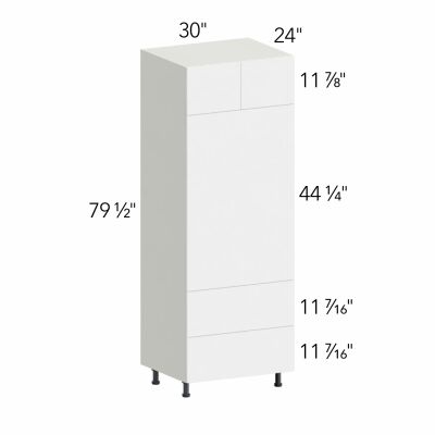 Ovela® Tuscany Antracita 30"W x 79.5"H x 24"D Oven Cabinet (OC3084C)