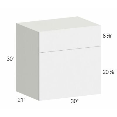 Illume® Tuscany Antracita 30"W x 30"H x 21"D Microwave Wall Cabinet (MC303021)