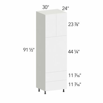 Ovela® Tuscany Antracita 30"W x 91.5"H x 24"D Oven Cabinet (OC3096C)