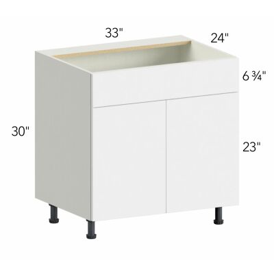 Ovela® Tuscany Antracita 33"W x 34.5"H x 24"D Sink Base Cabinet (SB33)