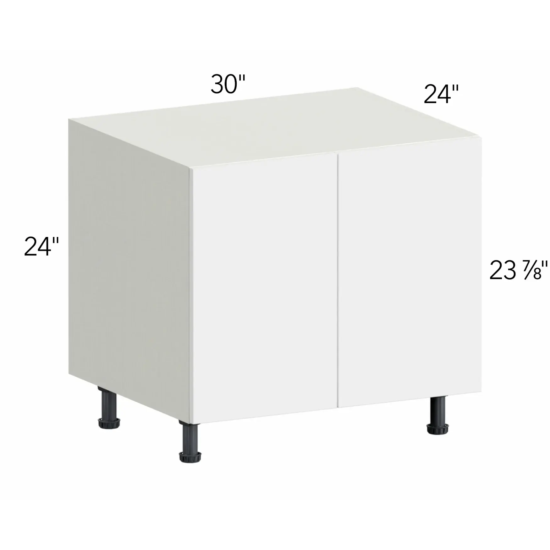 Illume® Tuscany Blanco 30"W x 24"H x 24"D Base Cabinet (RTB30)
