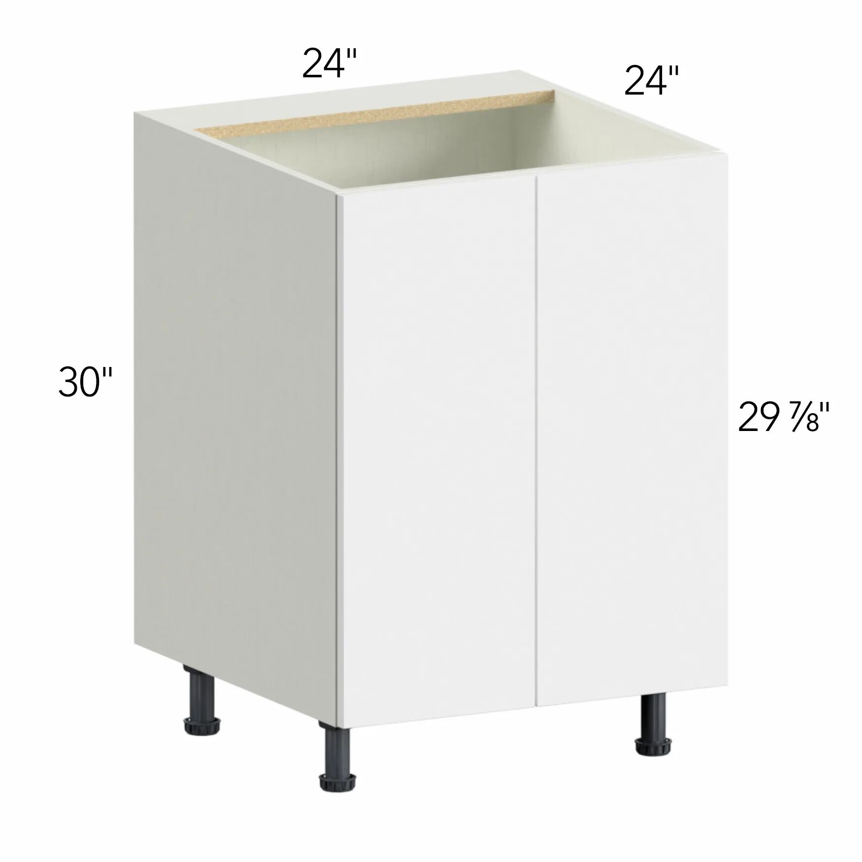 Illume® Tuscany Basalto 24"W x 30"H x 24"D Sink Base Cabinet (SB24FD)