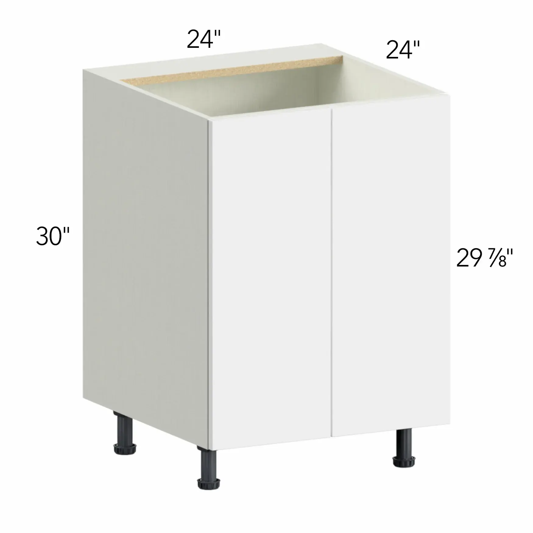 Illume® Tuscany Basalto 24"W x 30"H x 24"D Sink Base Cabinet (SB24FD)