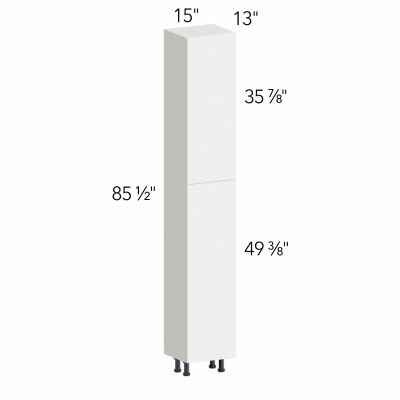 Ovela® Tuscany Antracita 15"W x 85.5"H x 13"D Tall Pantry Cabinet (TP151390)