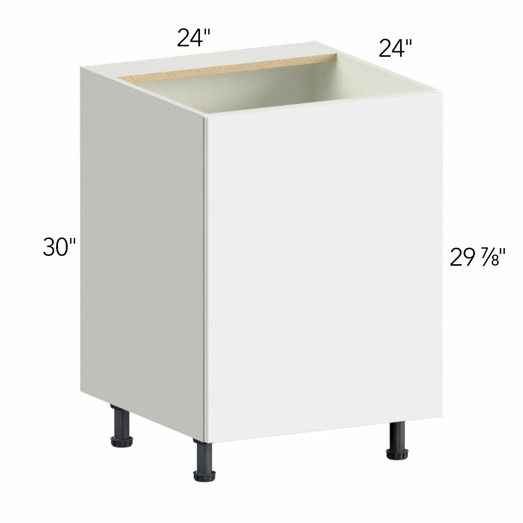 Illume® Tuscany Blanco 24"W x 30"H x 24"D Sink Base Cabinet (SB24SFD)