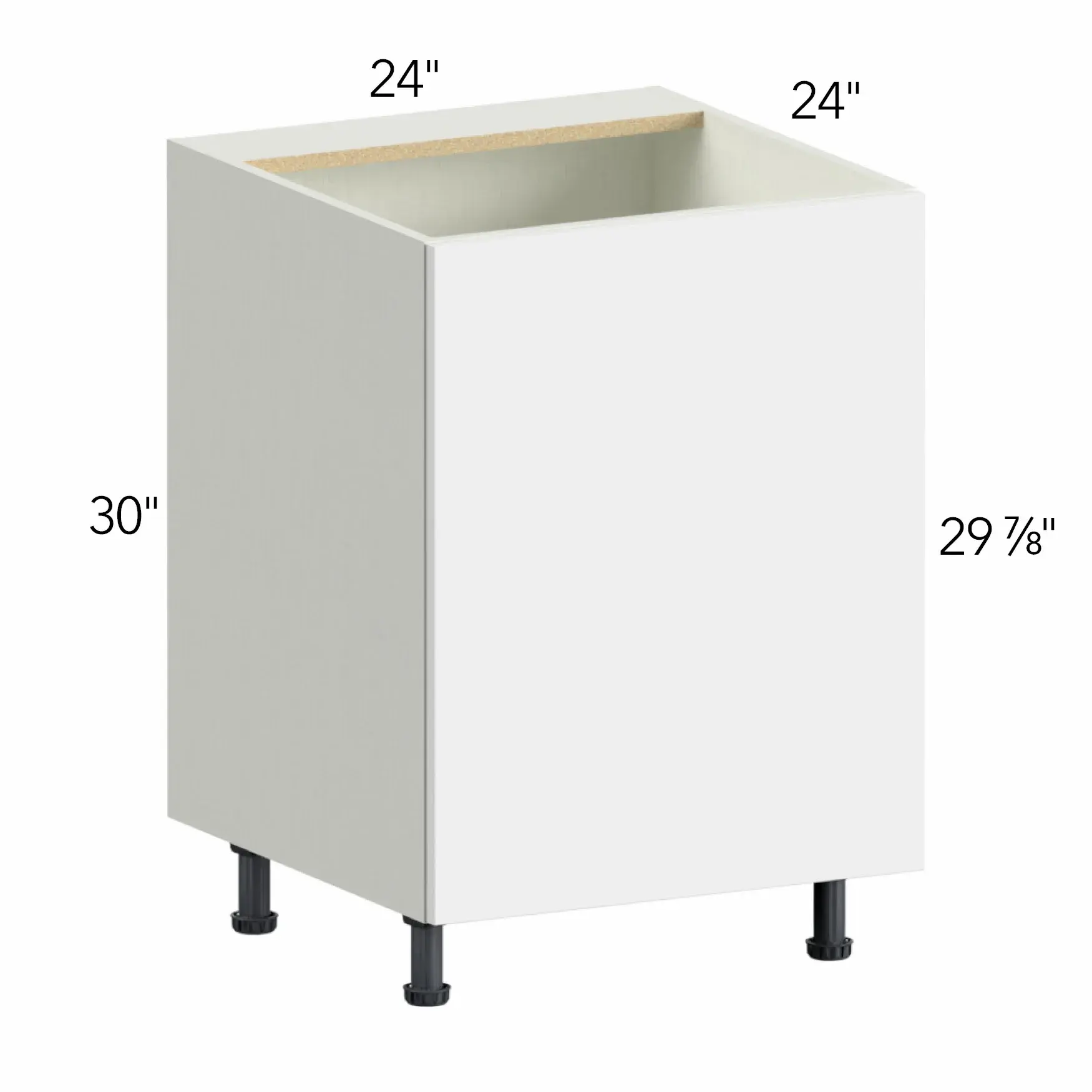 Illume® Tuscany Blanco 24"W x 30"H x 24"D Sink Base Cabinet (SB24SFD)