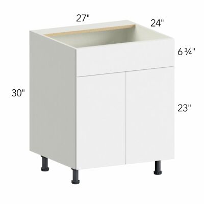 Ovela® Tuscany Antracita 27"W x 34.5"H x 24"D Sink Base Cabinet (SB27)