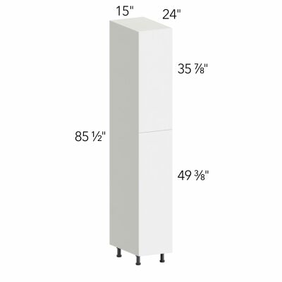 Ovela® Tuscany Antracita 15"W x 85.5"H x 24"D Tall Pantry Cabinet (TP152490)