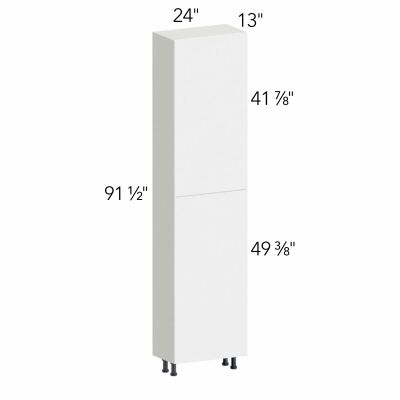 Ovela® Tuscany Antracita 24"W x 91.5"H x 13"D Tall Pantry Cabinet (TP241396SD)