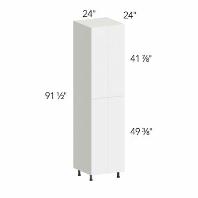 Ovela® Tuscany Antracita 24"W x 91.5"H x 24"D Tall Pantry Cabinet (TP242496)