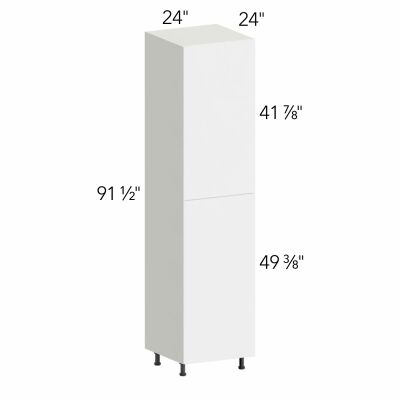 Ovela® Tuscany Antracita 24"W x 91.5"H x 24"D Tall Pantry Cabinet (TP242496SD)
